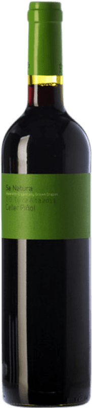 13,95 € Envio grátis | Vinho Tinto Piñol Sa Natura D.O. Terra Alta Catalunha Espanha Merlot, Syrah, Cariñena — Carignan, Petit Verdot Eco — Biológico Garrafa 75 cl