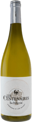 12,95 € Бесплатная доставка | Белое вино Clos des Centenaires La Bergerie Blanc A.O.C. Costières de Nîmes Рона Франция Roussanne, Viognier, Vermentino, Marsanne бутылка 75 cl
