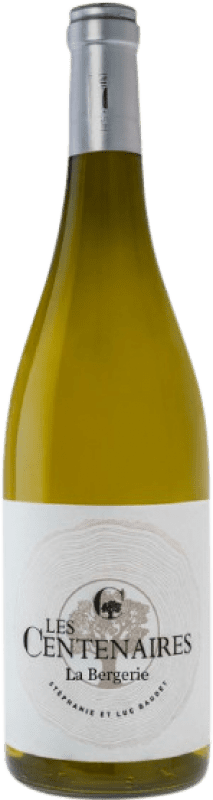 12,95 € Spedizione Gratuita | Vino bianco Clos des Centenaires La Bergerie Blanc A.O.C. Costières de Nîmes Rhône Francia Roussanne, Viognier, Vermentino, Marsanne Bottiglia 75 cl