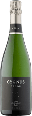 9,95 € Kostenloser Versand | Weißer Sekt U Més U Cygnus Sador Brut Nature Reserve — Gereift D.O. Cava Spanien Macabeo, Xarel·lo, Parellada Eco — Biologisch 75 cl
