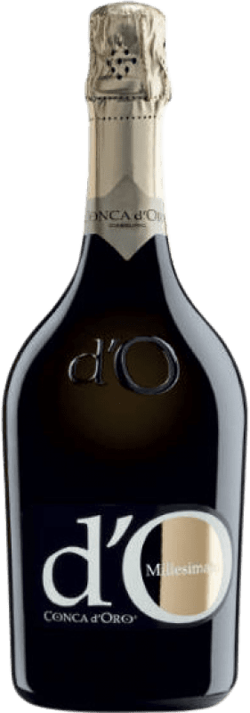 10,95 € Envoi gratuit | Vin Mousseux Blanc Conca d'Oro Extra Seco — Extra-Sec Oro — Édition Or, Cuvée D.O.C. Prosecco Vénétie Italie Glera Bouteille 75 cl