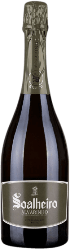 25,95 € 免费送货 | 白起泡酒 Quinta de Soalheiro Espumoso 香槟 米尼奥 葡萄牙 Albariño 瓶子 75 cl