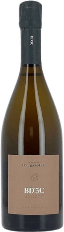 58,95 € Envio grátis | Espumante branco Bourgeois-Diaz Trois Cépages 3C Extra Brut A.O.C. Champagne Champagne França Pinot Preto, Chardonnay, Pinot Meunier Garrafa 75 cl
