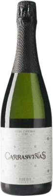 12,95 € Envio grátis | Espumante Branco Félix Lorenzo Cachazo Carrasviñas Brut — Bruto Castela e Leão Espanha Verdejo 75 cl