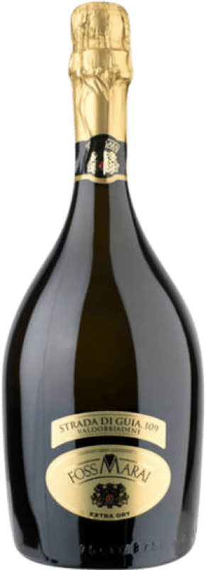 19,95 € 送料無料 | 白スパークリングワイン Foss Marai Strada di Guia 109 余分な乾燥 D.O.C. Prosecco ベネト イタリア Glera ボトル 75 cl