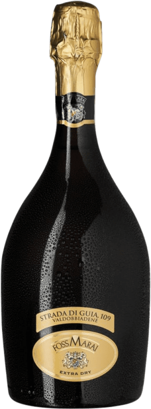 21,95 € Бесплатная доставка | Белое игристое Foss Marai Strada di Guia 109 Экстра сухой D.O.C. Prosecco Венето Италия Glera бутылка 75 cl