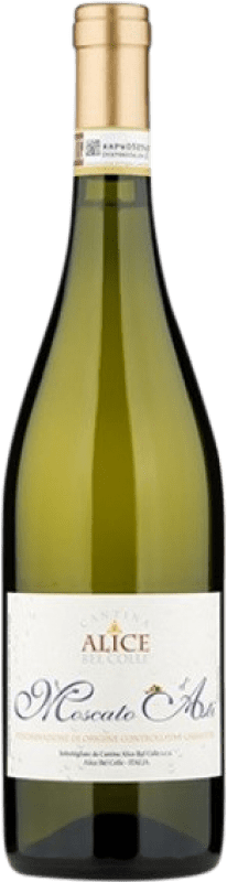 10,95 € Envio grátis | Espumante branco Alice Bel Colle D.O.C.G. Moscato d'Asti Piemonte Itália Mascate Garrafa 75 cl