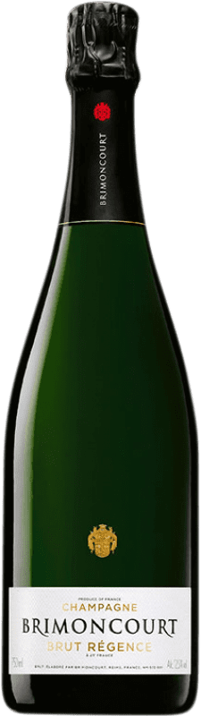 46,95 € Бесплатная доставка | Белое игристое Brimoncourt Régence брют A.O.C. Champagne шампанское Франция Pinot Black, Chardonnay бутылка 75 cl