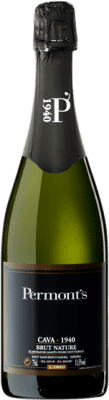 12,95 € 免费送货 | 白起泡酒 Conde de Valicourt Permont's 1940 Brut Nature D.O. Cava 加泰罗尼亚 西班牙 Macabeo, Xarel·lo, Parellada 瓶子 75 cl