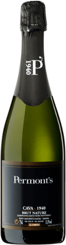 9,95 € Free Shipping | White sparkling Conde de Valicourt Permont's 1940 Brut Nature D.O. Cava Catalonia Spain Macabeo, Xarel·lo, Parellada Bottle 75 cl