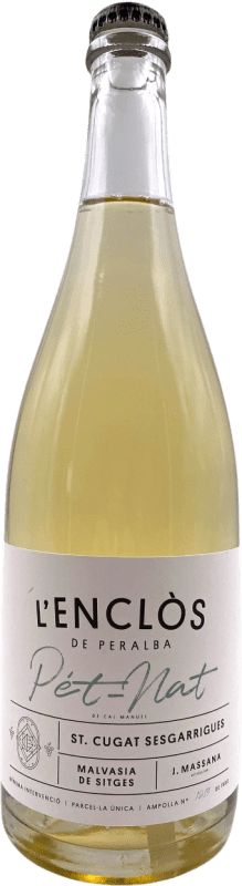 21,95 € Envoi gratuit | Vin Mousseux Blanc L'Enclòs de Peralba Pét-Nat Pétillant Naturel Catalogne Espagne Malvasía — Malvoisie Eco — Biologique Bouteille 75 cl