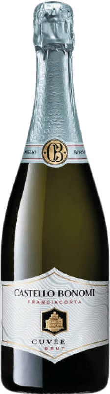 21,95 € Kostenloser Versand | Weißer Sekt Castello Bonomi Cuvée 22 Lombardei Italien Chardonnay Flasche 75 cl