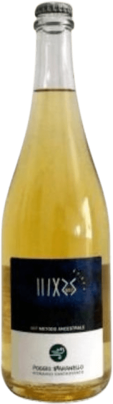 19,95 € Kostenloser Versand | Weißer Sekt Poggio Bbaranèllo 507 Metodo Ancestrale Latium Italien Trebbiano Ökologisch Flasche 75 cl