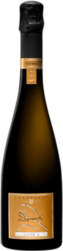 62,95 € Бесплатная доставка | Белое игристое Devaux Cuvée D A.O.C. Champagne шампанское Франция Pinot Black, Chardonnay бутылка 75 cl