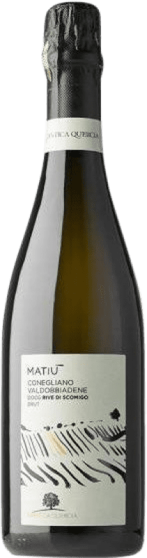 15,95 € Kostenloser Versand | Weißer Sekt L'Antica Quercia Matiù Conegliano Brut — Herb D.O.C. Prosecco Venetien Italien Glera Eco — Biologisch 75 cl