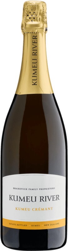 34,95 € Бесплатная доставка | Белое игристое Kumeu River Crémant I.G. Hawkes Bay Hawke's Bay Новая Зеландия Pinot Black, Chardonnay бутылка 75 cl