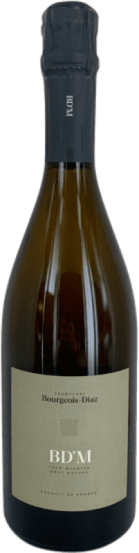 72,95 € 免费送货 | 白起泡酒 Bourgeois-Diaz 额外的香味 A.O.C. Champagne 香槟酒 法国 Pinot Meunier 瓶子 75 cl