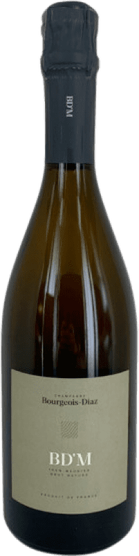 72,95 € Envío gratis | Espumoso blanco Bourgeois-Diaz Extra Brut A.O.C. Champagne Champagne Francia Pinot Meunier Botella 75 cl