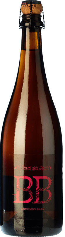 15,95 € Envio grátis | Espumante rosé El Jardí dels Sentits Vella-Terra Ancestral BB Rosat Catalunha Espanha Syrah, Macabeo Biológico Garrafa 75 cl