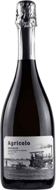 12,95 € Envoi gratuit | Vin Mousseux Blanc Vallis Marenis Agricolo M.M Extra Seco — Extra-Sec D.O.C. Prosecco Vénétie Italie Glera Eco — Biologique Bouteille 75 cl