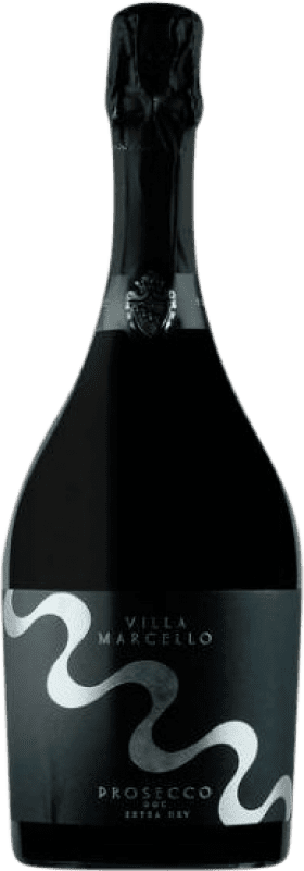10,95 € Envoi gratuit | Blanc mousseux Villa Marcello Millesimato Brut D.O.C. Prosecco Vénétie Italie Pinot Blanc, Glera Bouteille 75 cl