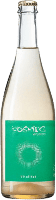 15,95 € Envio grátis | Espumante branco Còsmic Vitalidad Petillant Catalunha Espanha Parellada Biológico Garrafa 75 cl
