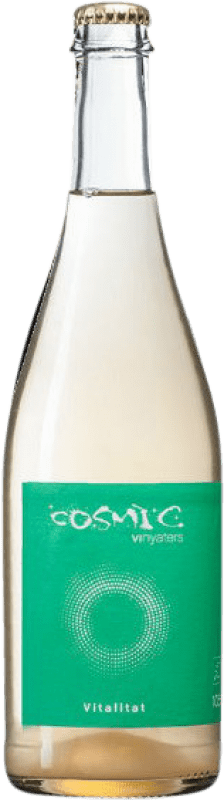 15,95 € Kostenloser Versand | Weißer Sekt Còsmic Vitalidad Petillant Katalonien Spanien Parellada Ökologisch Flasche 75 cl