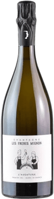 49,95 € Бесплатная доставка | Белое игристое Les Frères Mignon L'Aventure Blanc de Blancs 1er Cru Экстра-Брут A.O.C. Champagne шампанское Франция Chardonnay бутылка 75 cl
