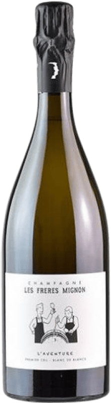 49,95 € Kostenloser Versand | Weißer Sekt Les Frères Mignon L'Aventure Blanc de Blancs 1er Cru Extra Brut A.O.C. Champagne Champagner Frankreich Chardonnay Flasche 75 cl