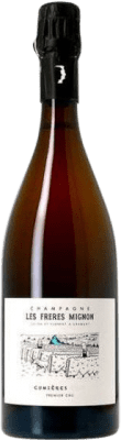 59,95 € Kostenloser Versand | Weißer Sekt Les Frères Mignon Cumières 1er Cru Extra Brut A.O.C. Champagne Champagner Frankreich Chardonnay Flasche 75 cl