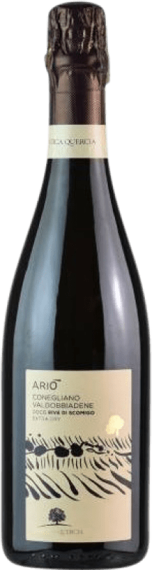 15,95 € Kostenloser Versand | Weißer Sekt L'Antica Quercia Ariò Extra Seco — Extra Trocken Superior D.O.C.G. Prosecco di Conegliano-Valdobbiadene Venetien Italien Glera Eco — Biologisch 75 cl