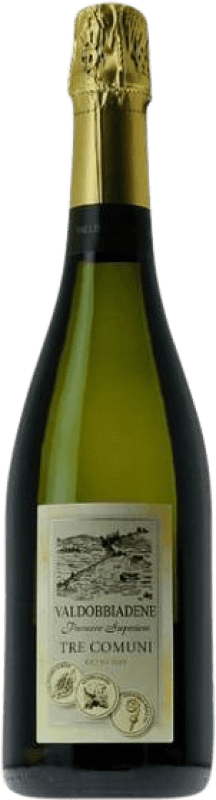 13,95 € Spedizione Gratuita | Spumante bianco Vallis Marenis Tre Comuni Extra Secco D.O.C.G. Prosecco di Conegliano-Valdobbiadene Veneto Spagna Glera, Verdiso, Perera Bottiglia 75 cl