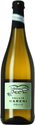 12,95 € Kostenloser Versand | Weißer Sekt Vallis Marenis Belle Sui Lieviti Frizzante — Perlwein D.O.C. Prosecco Venetien Italien Glera, Verdiso, Perera Flasche 75 cl