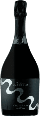 10,95 € Kostenloser Versand | Weißer Sekt Villa Marcello Extra Seco — Extra Trocken Millesimato D.O.C. Prosecco Venetien Italien Pinot Blanc — Weißburgunder, Glera 75 cl