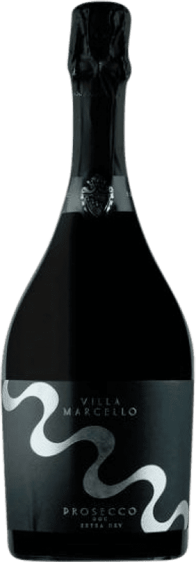 10,95 € Envoi gratuit | Blanc mousseux Villa Marcello Millesimato Extra -Sec D.O.C. Prosecco Vénétie Italie Pinot Blanc, Glera Bouteille 75 cl