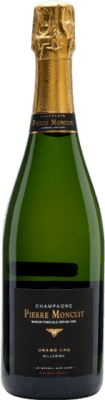 75,95 € Envio grátis | Espumante branco Pierre Moncuit Millésimé Grand Cru Extra Brut A.O.C. Champagne Champagne França Chardonnay Garrafa 75 cl