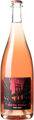 22,95 € Free Shipping | Rosé sparkling Microbio Nieva York Rosado Castilla y León Spain Tempranillo, Verdejo Bottle 75 cl