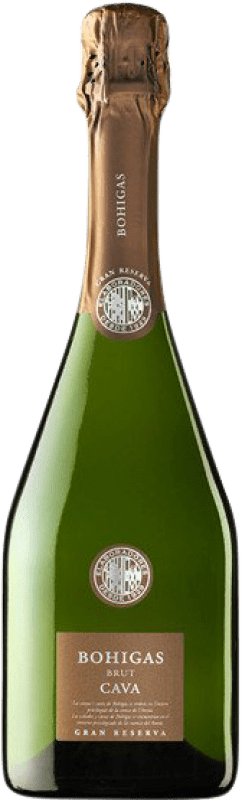 21,95 € Envoi gratuit | Vin Mousseux Blanc Fermí Bohigas Extra Brut Grande Réserve D.O. Cava Catalogne Espagne Macabeo — Macabeu, Xarel·lo, Chardonnay, Parellada Bouteille 75 cl