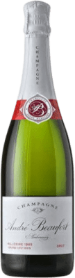 41,95 € 送料無料 | 白スパークリングワイン André Beaufort Ambonnay Grand Cru ブルットの自然 A.O.C. Champagne シャンパン フランス Pinot Black, Chardonnay ボトル 75 cl