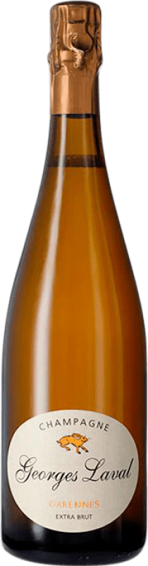 93,95 € Spedizione Gratuita | Spumante bianco Georges Laval Garennes Brut Extra A.O.C. Champagne champagne Francia Pinot Meunier Bottiglia 75 cl