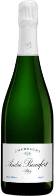 88,95 € 免费送货 | 白起泡酒 André Beaufort Polisy 香槟 A.O.C. Champagne 香槟酒 法国 Pinot Black, Chardonnay 瓶子 75 cl