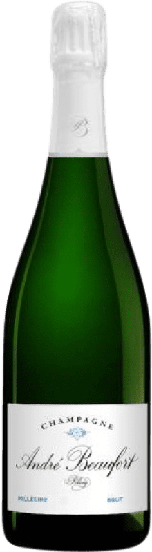 92,95 € Envío gratis | Espumoso Blanco André Beaufort Polisy Brut A.O.C. Champagne Champagne Francia Pinot Negro, Chardonnay Eco — Ecológico Botella 75 cl