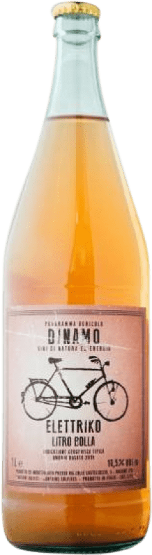 19,95 € Free Shipping | White sparkling Agricolo Dinamo Elettriko Umbria Italy Sangiovese, Gamay Bottle 1 L