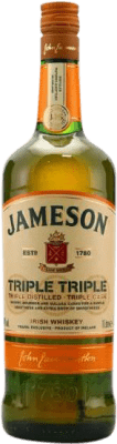 57,95 € Free Shipping | Whisky Blended Jameson Triple Irish Ireland Bottle 1 L