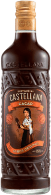 15,95 € Kostenloser Versand | Cremelikör La Castellada Licor de Crema de Cacao Spanien Flasche 70 cl