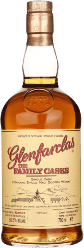 2 374,95 € Envío gratis | Whisky Single Malt Glenfarclas The Family Casks Escocia Reino Unido Botella 70 cl