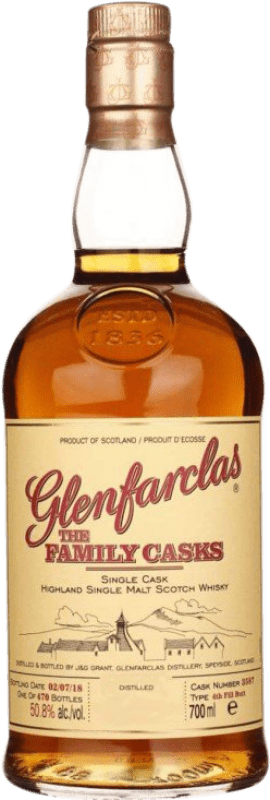 3 694,95 € Envío gratis | Whisky Single Malt Glenfarclas The Family Casks Escocia Reino Unido Botella 70 cl