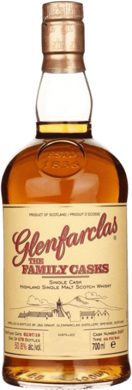 3 193,95 € Envío gratis | Whisky Single Malt Glenfarclas The Family Casks Escocia Reino Unido Botella 70 cl