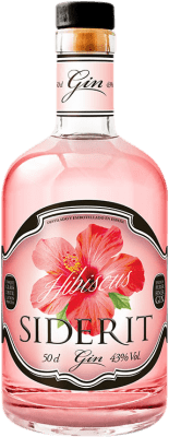 36,95 € Envío gratis | Ginebra Siderit Hibiscus London Dry Gin Reino Unido Botella 70 cl