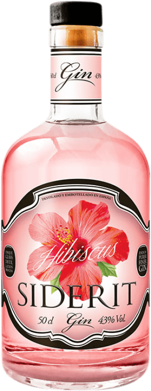 35,95 € Envio grátis | Gin Siderit Hibiscus London Dry Gin Reino Unido Garrafa 70 cl